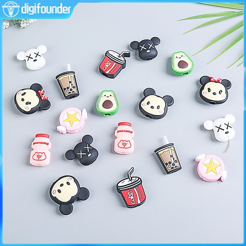 Đầu bảo vệ dây cáp USB sạc kiểu dáng hoạt hình dễ thương