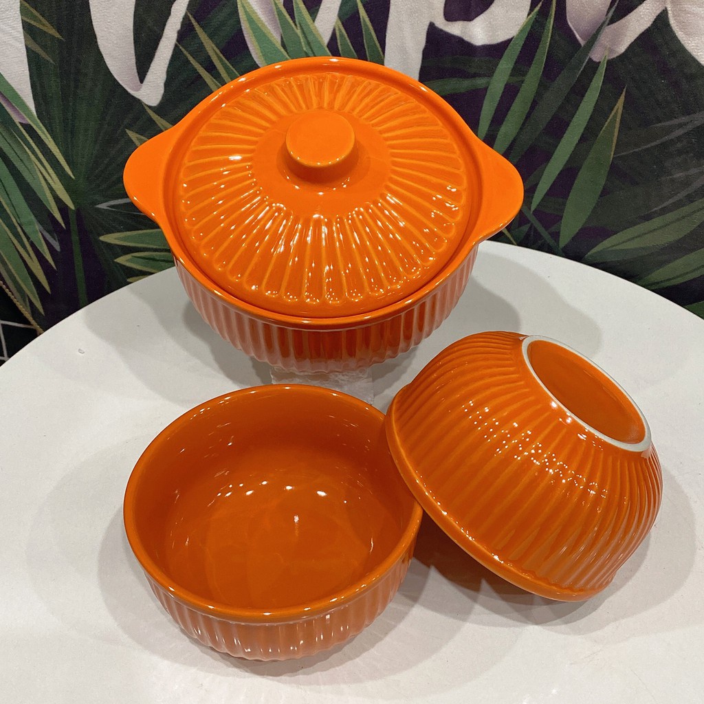 Bộ bát đĩa decor set ăn mì siêu đẹp