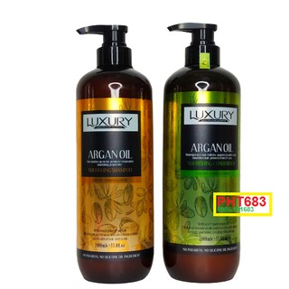 Bộ Dầu Gội Xả Luxury Tinh Chất Argan Oil 1000ml chính hãng italy