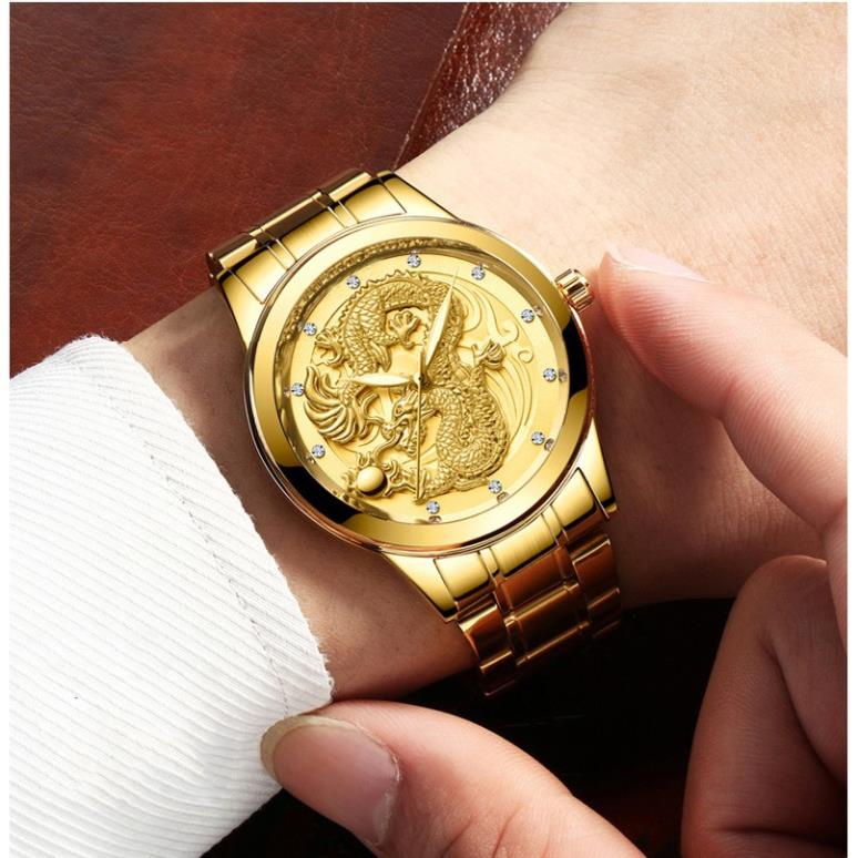 Đồng hồ nam mặt rồng FNGEEN S666 dây kim loại . | BigBuy360 - bigbuy360.vn