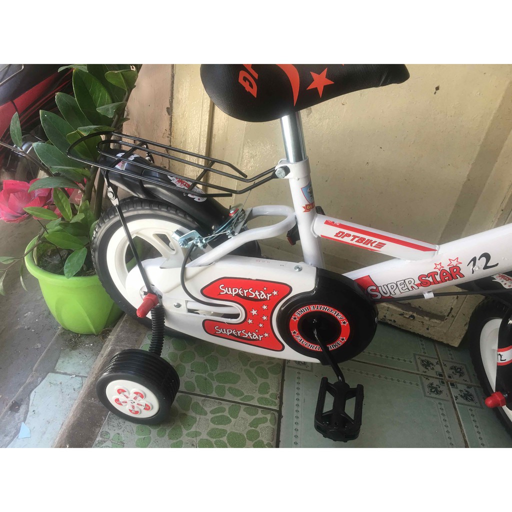 XE ĐẠP TRẺ EM  RÁP SẴN NHIỀU MÀU CHO BÉ 2-6 TUỔI Size 12 Inch,14 Inch SIÊU SAO CÓ CHUÔNG