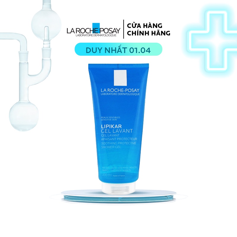 Gel tắm giúp làm sạch làm dịu bảo vệ da dành cho da nhạy cảm phù hợp cho trẻ em La Roche-Posay Lipikar Shower Gel 200ml.