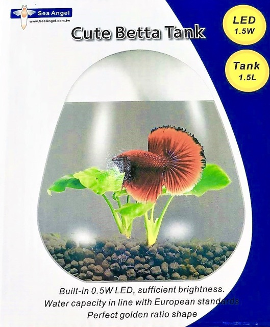 Hồ Cá Betta Mini Cute Betta Tank (Hàng Công Ty)