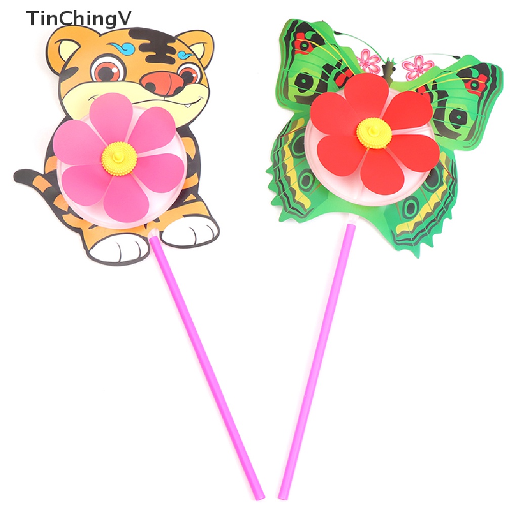 [TinChingV] Chong Chóng Gió Hình Hoạt Hình Đáng Yêu Làm Bằng Thủ Công Trang Trí Sân Vườn Cho Bé