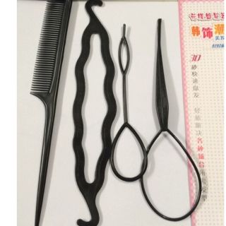 Bộ Dụng cụ búi tóc tạo kiểu tóc 4 món