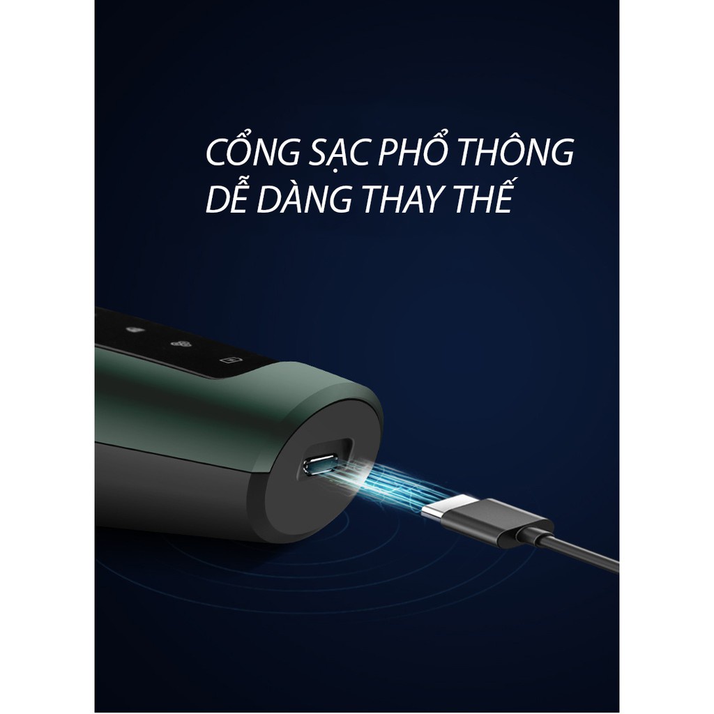 Máy Cạo Râu cao cấp 9D Shaver 4in1_Tặng Kèm 6 Phụ Kiện_MCR03