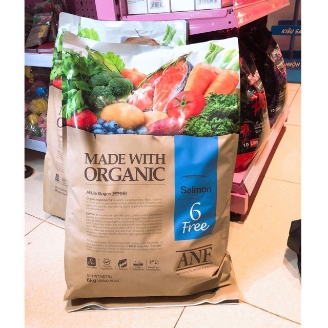 [Tiết kiệm] Hạt ANF Organic 6free bao 6kg ( bên trong có 15 gói nhỏ )