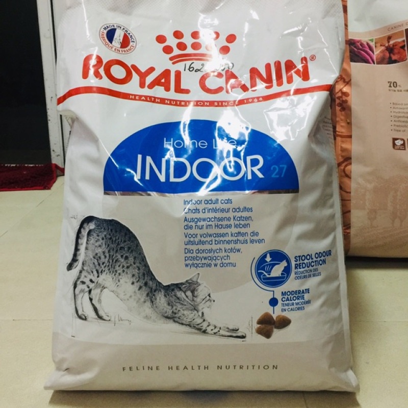 [Mã 44FMCGSALE1 giảm 10% đơn 250K] 1kg thức ăn hạt cho mèo Royal canin Indoor (túi zip)