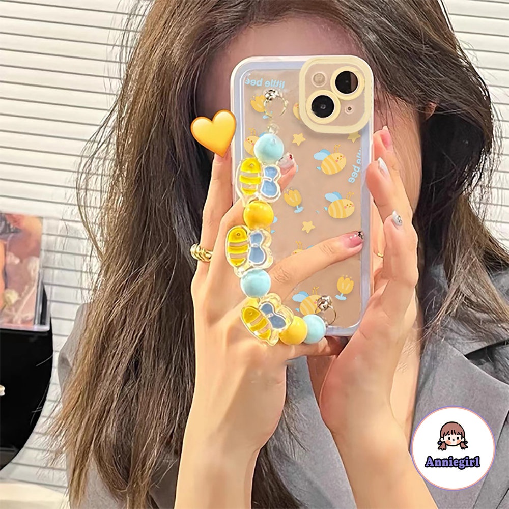 Ốp Điện Thoại Tpu Dẻo Họa Tiết Hoa Cúc Có Dây Đeo Chống Sốc Cho iPhone 12 11 Pro Max X Xr 8 7 Plus