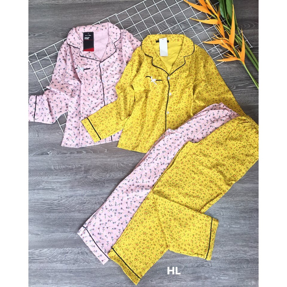 Bộ Mặc nhà Pizama Nhung Tăm