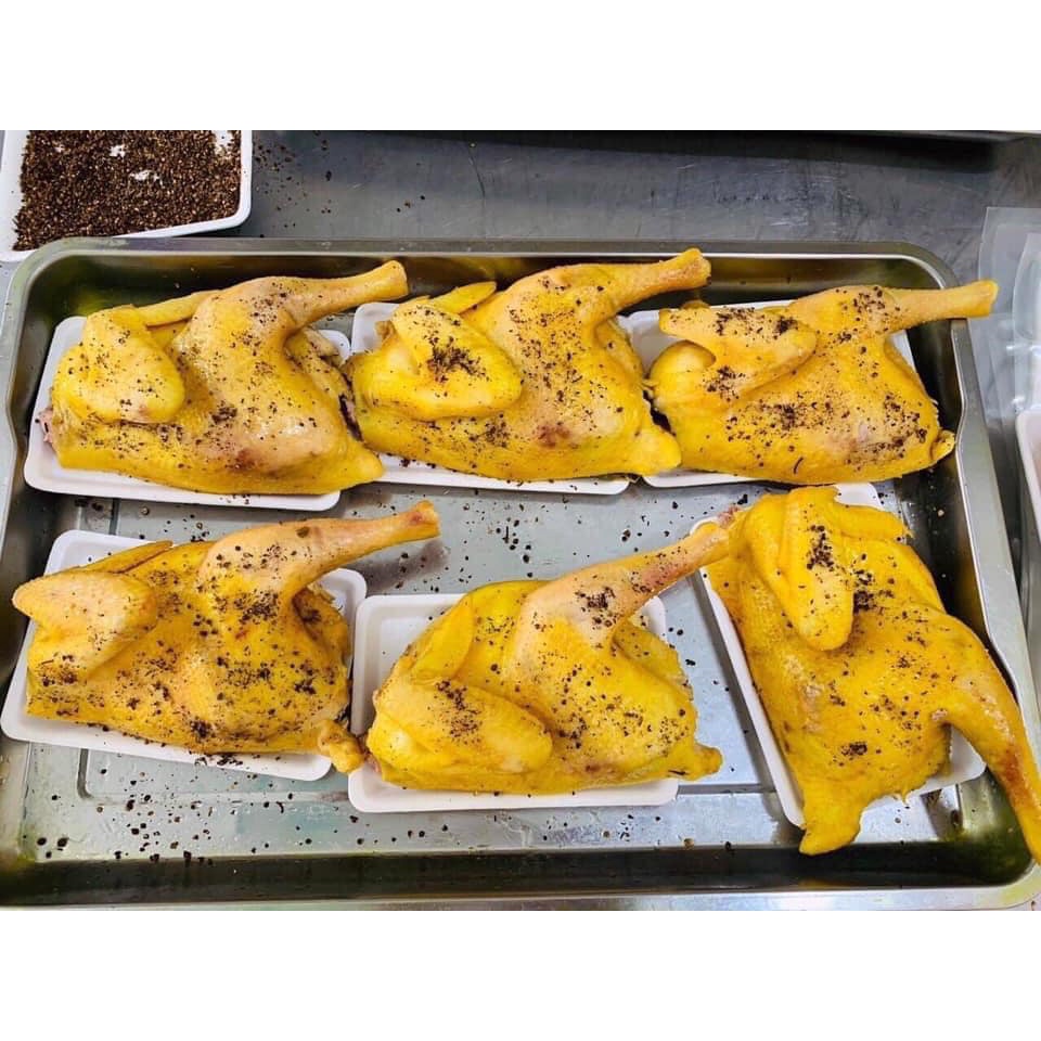 Gà ủ muối hoa tiêu - Gà đồi nổ tiêu chanh - Ship HCM siêu tốc 1-2h