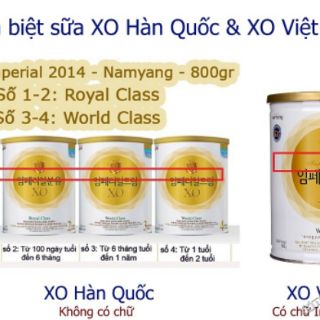 Sữa XO nội địa Hàn 800G