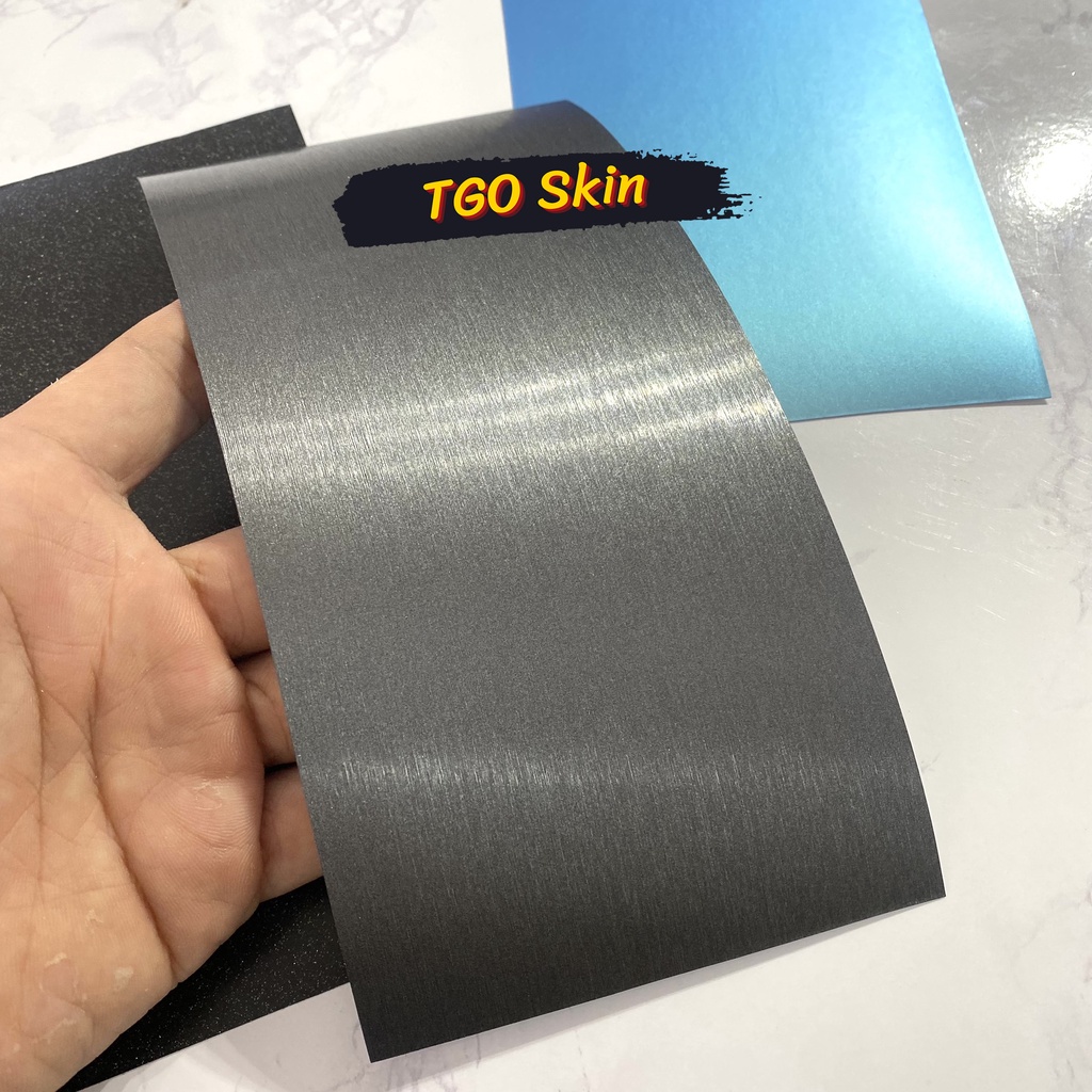 Miếng dán Skin nhôm xước cao cấp Oracal iPhone 14 Pro Max / 13 Pro Max / 12 Pro Max / 11 Pro Max / Xs Max  full viền