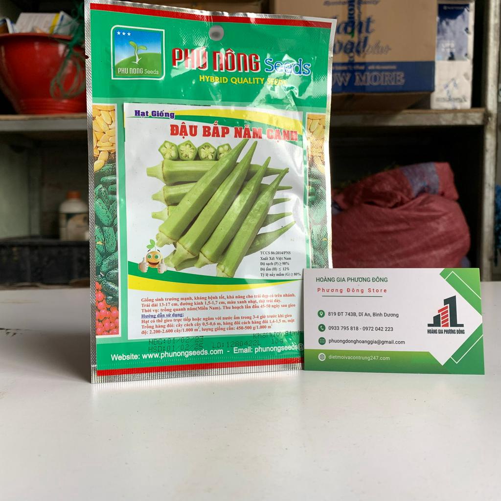 Hạt giống đậu bắp 5 cạnh 10g