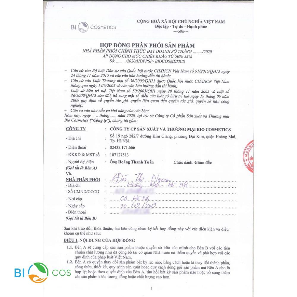 ( Mypham35 ) [ BIOCOS ] Ủ dưỡng môi BIOCOS chăm sóc đôi môi nhẹ nhàng 12g - SACDEP24H.VN | BigBuy360 - bigbuy360.vn