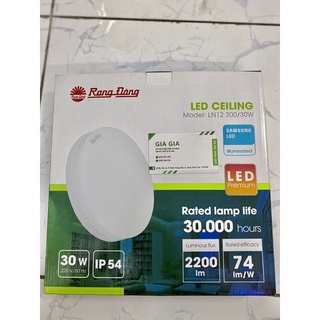 Đèn led ốp trần 30w rạng đông ln12 300/30w