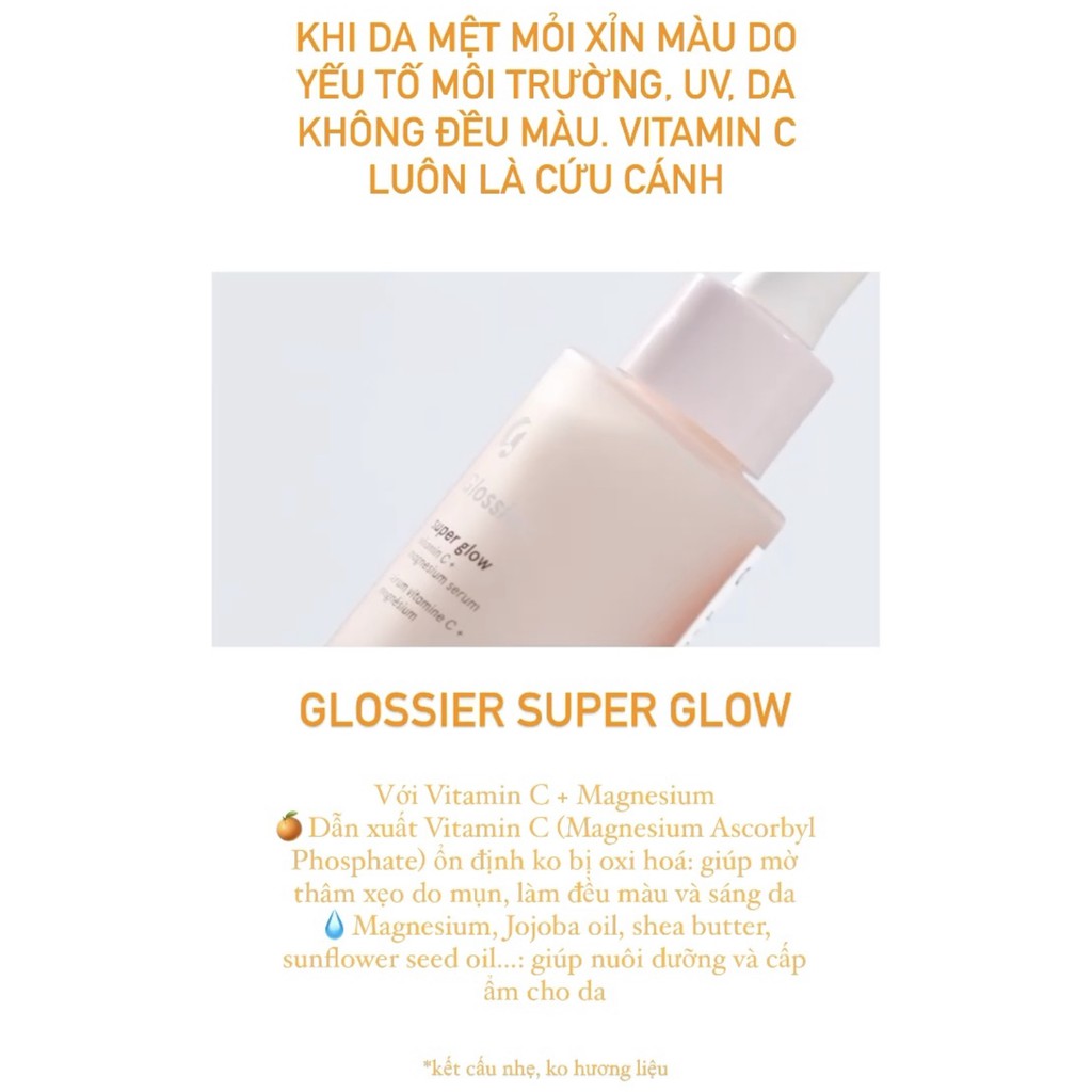 Glossier Super Serum Trio - Super Glow, Super Bounce, Super Pure - Tinh chất dưỡng da Glossier