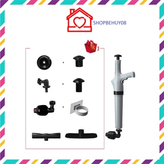 Súng thông tắc bồn cầu - Dụng cụ thông tắc bồn cầu, chậu rửa, ống nước
