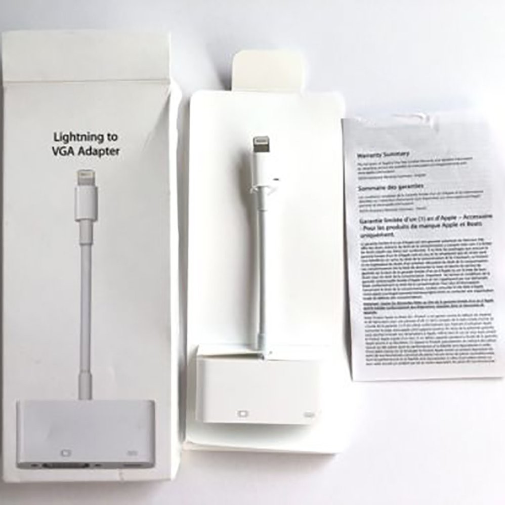 Bộ Chuyển Đổi 1080p Apple Lightning Sang Vga Cho Iphone Ipad Md825Am / A Model A1439
