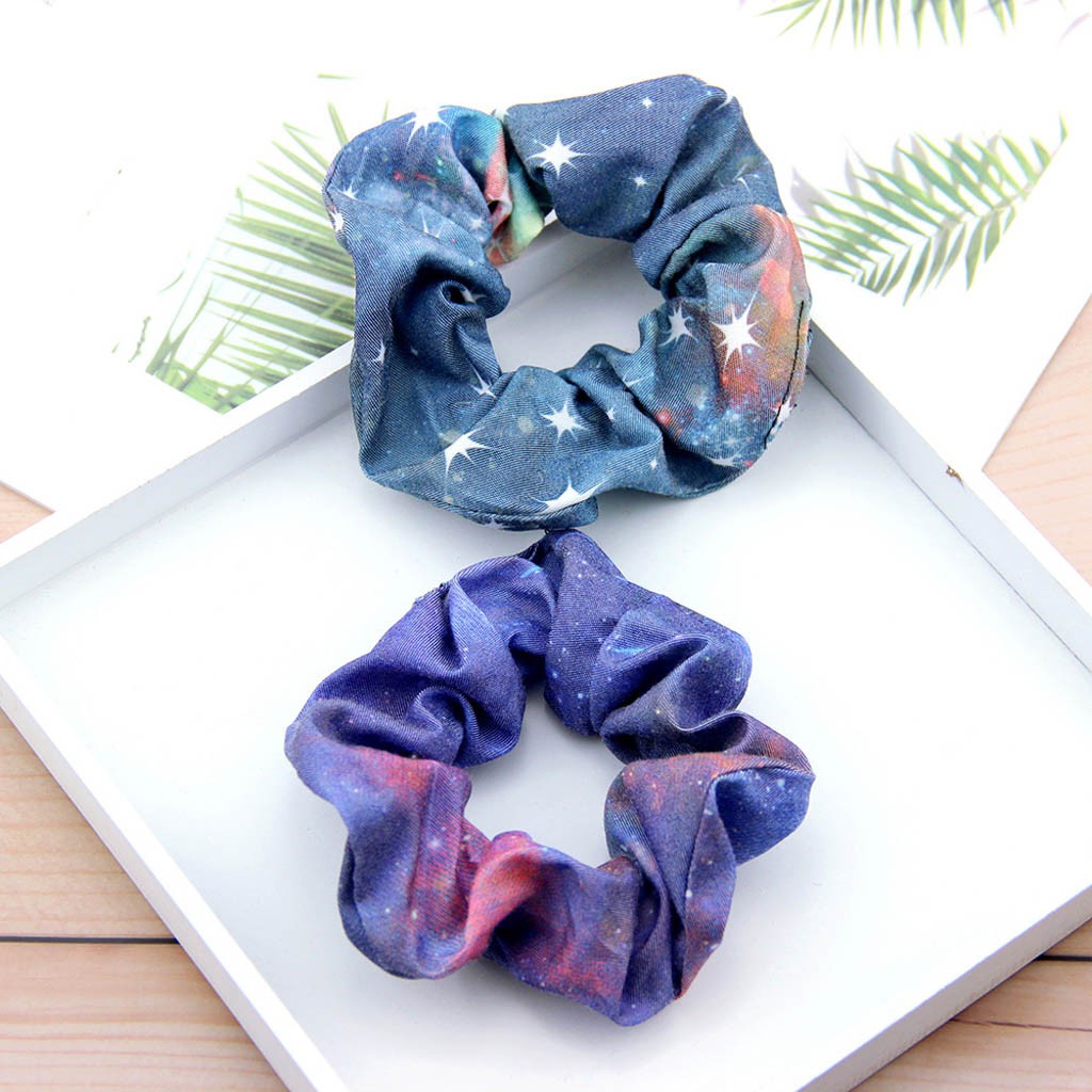 Dây Buộc Tóc Scrunchies Galaxy Huyền Bí Buta Sc19