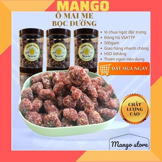 Ô mai me  bọc đường chua cay đóng hũ 500gr MANGO STORE