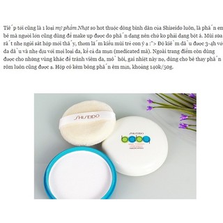 Phấn Phủ Kiềm Dầu Baby Shiseido Powder