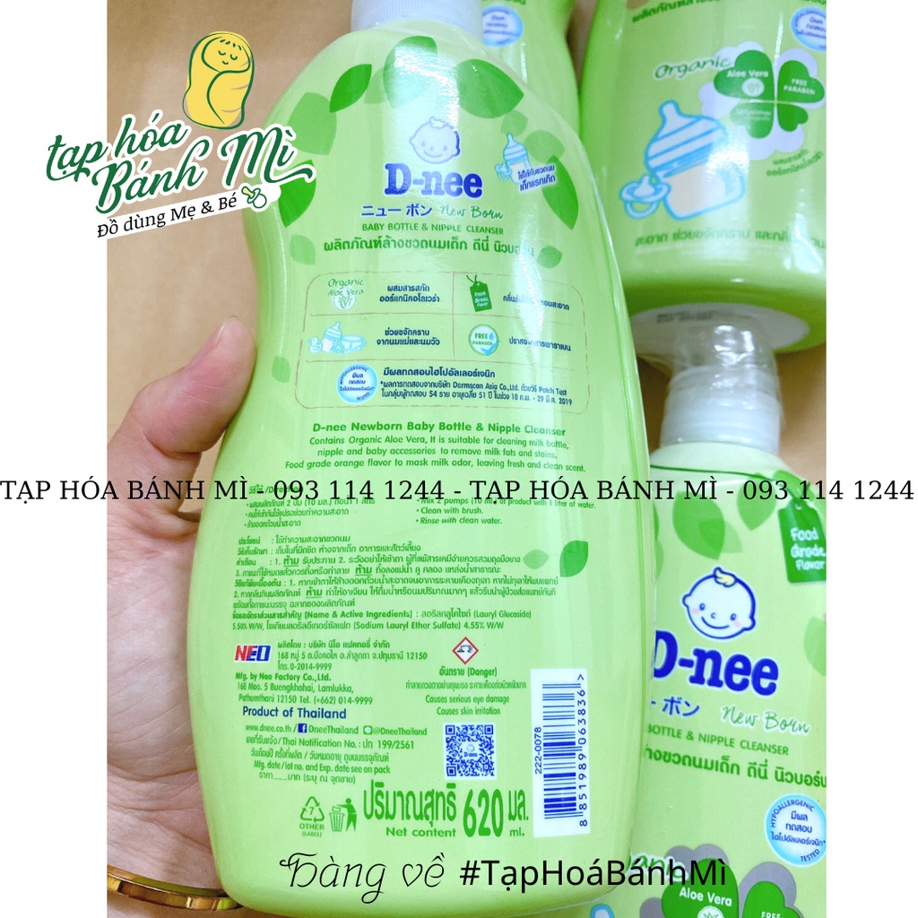 Nước rửa bình sữa Dnee (chai và túi)