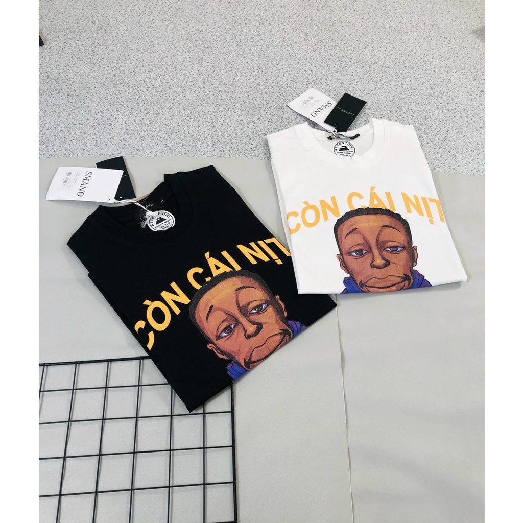 Áo thun tay lỡ CÒN CÁI NỊT , Áo Phông Hot Trend Nam Nữ UNISEX Form Fộng Anh Da Đen "khaby.lame" | BigBuy360 - bigbuy360.vn