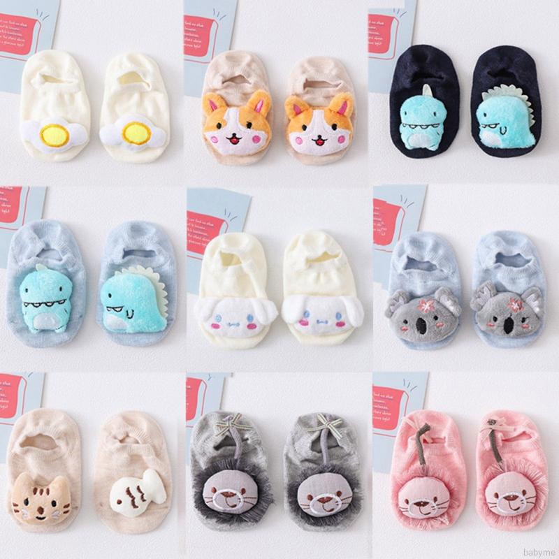 Vớ cotton ba chiều họa tiết búp bê hoạt hình cho bé