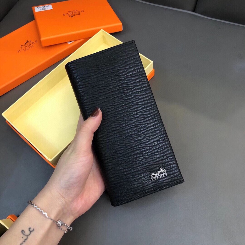 Ví da thật thời trang cao cấp Hermes HM phong cách sang trọng, thời thượng