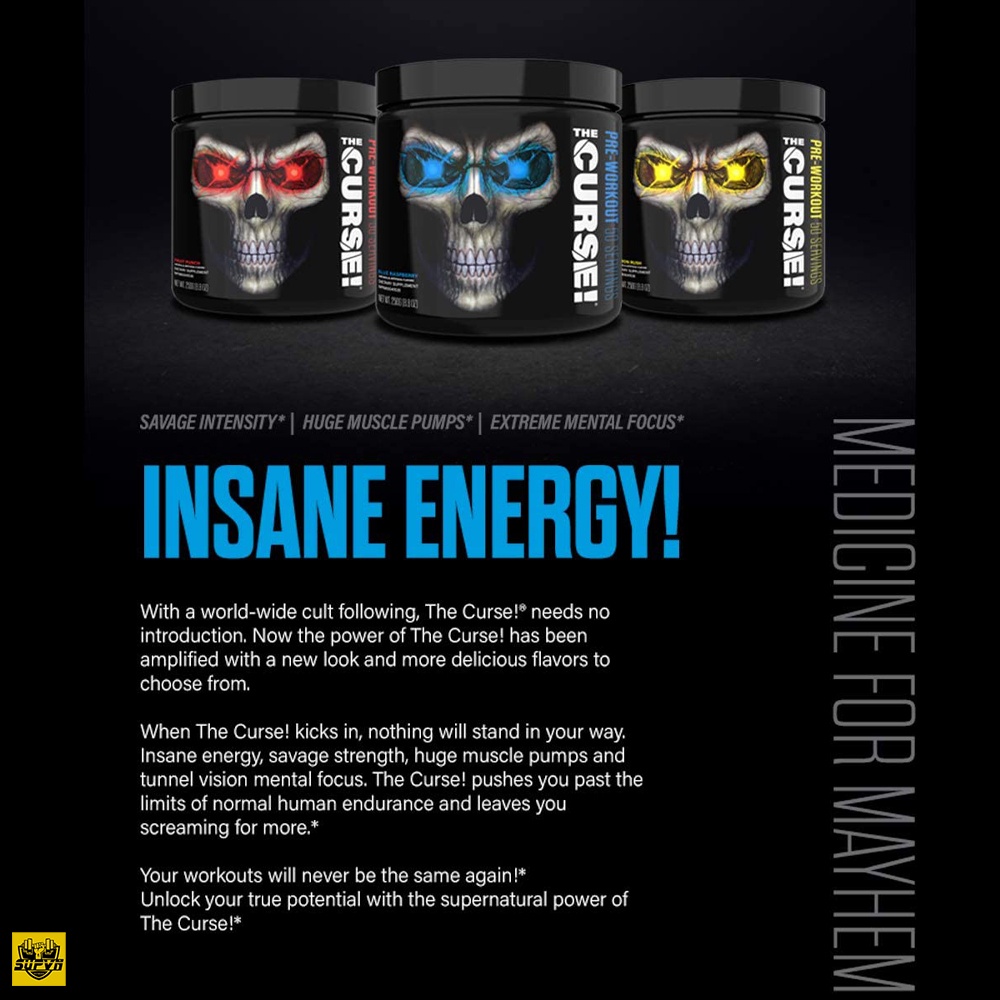 The Curse Pre Workout  - Tăng Sức Mạnh Năng Lượng Trong Tập Luyện