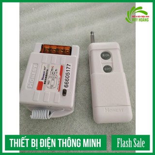 Công tắc remote điều khiển từ xa 1000 mét HT6805WD 10A-220V điều khiển máy bơm và thiết bị điện- CÓ CHỨC NĂNG HỌC LỆNH