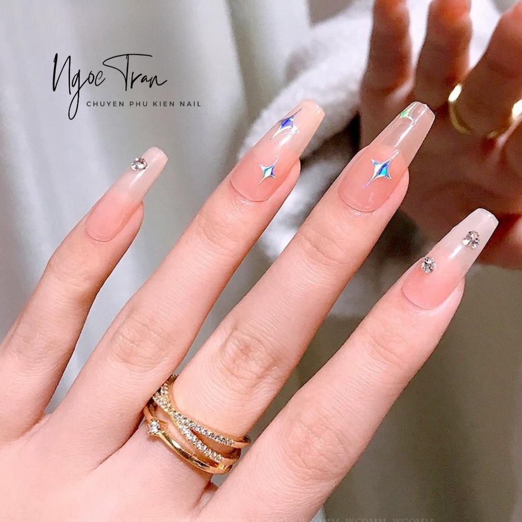 Sticker Nail Galaxy 2022 | Hiệu Ứng Laser Cực Quang | Hình Dán Móng Tay