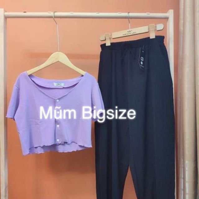 [BIGSIZE] ÁO CROPTOP Ảnh thật  65kg~90kg