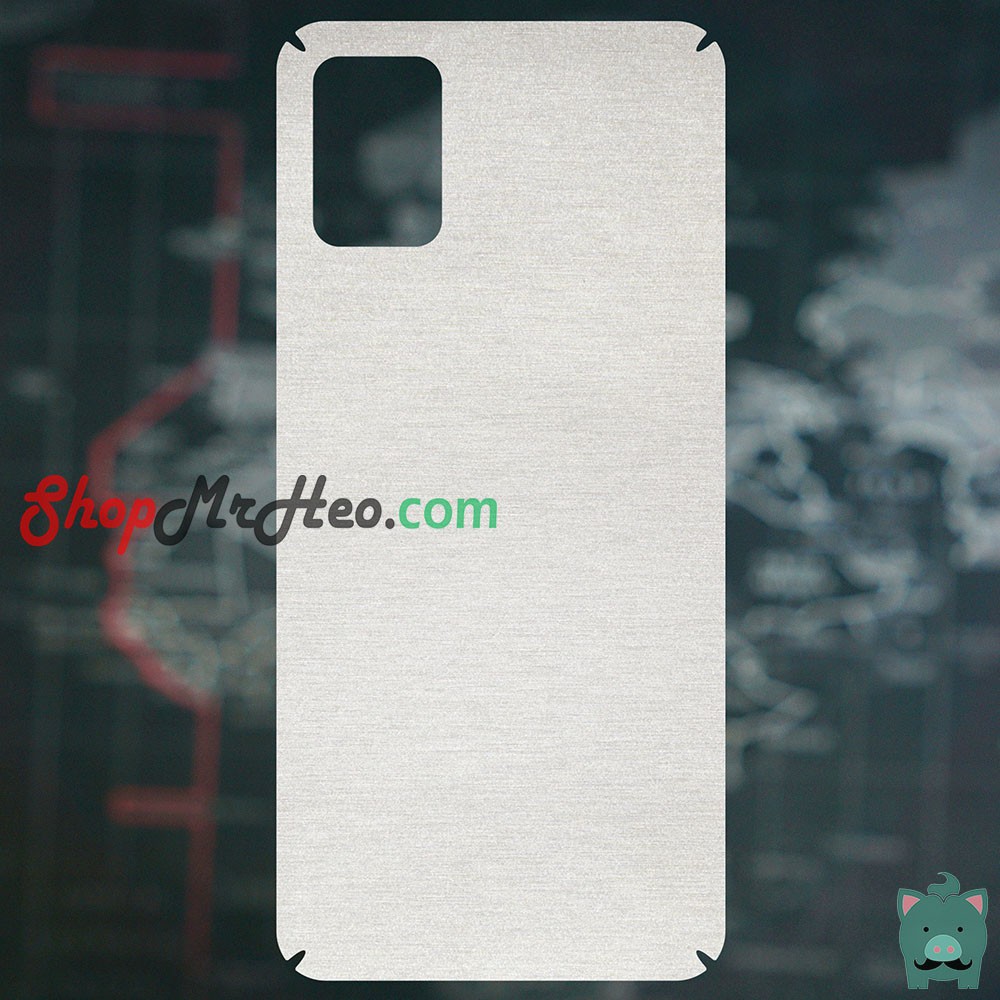 Skin Dán Mặt Sau Lưng Vân Nhôm Samsung Galaxy A11 - A51 - A71 - A90 5G - A70
