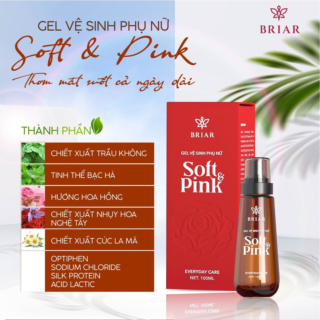 Dung dịch vệ sinh soft pink, vệ sinh vùng kín nữ & giúp làm hồng - ảnh sản phẩm 7