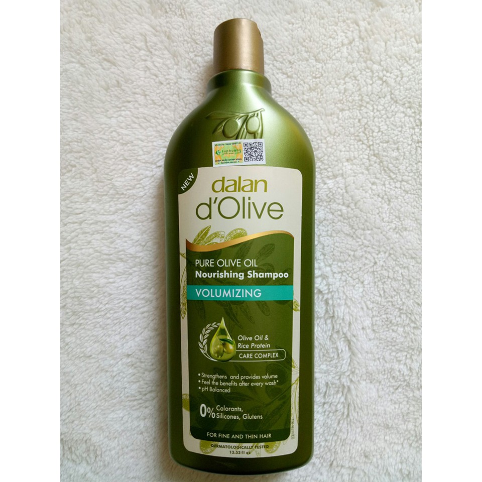 Dầu Gội Cho Tóc Mỏng Yếu Dalan D'Olive Nourishing Shampoo Volumizing 400ml