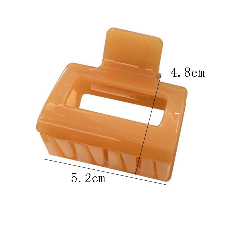 Kẹp Tóc Acrylic Họa Tiết Hình Học Thời Trang Cho Nữ Màu Trong Suốt (Hairclips)