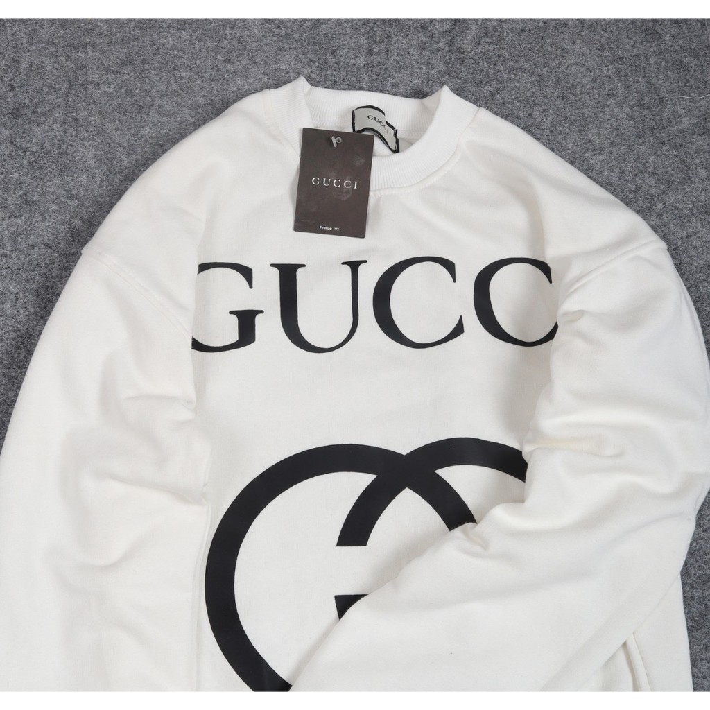 Áo Sweater Gucci Cổ Tròn In Hình Gấu Thời Trang Cho Nam