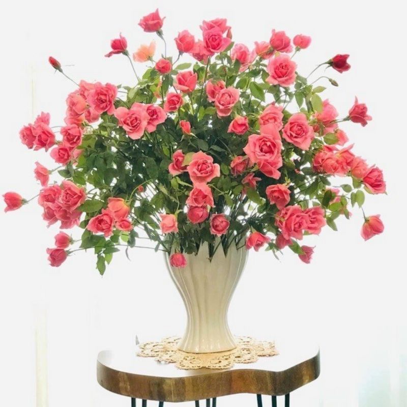 Lọ Hoa Bàn Tay Phật_ Bình Hoa Trắng Tinh Hàng Loại 1_Bình Bông Cắm Hoa_Trang Trí_Decor
