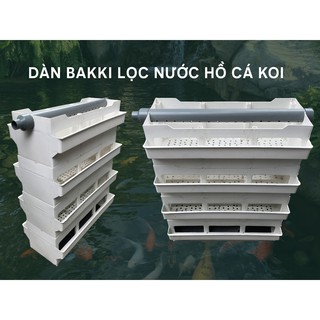 Bakki, lọc dàn mưa hồ Koi 3 tầng
