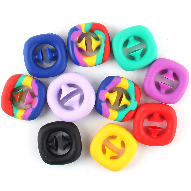 Đồ Chơi Dành Cho Trẻ Em / Người Lớn NEW 2021 Snapperz Fidget Toy Squeeze/Grab/Snap/ Sensory/Party Popper Noise Maker Stress Relief Rainbow Fidget Toy Kids Adult Antistresse Toy Tiktok Toy Anh ấy Quay Lưng Lại Với Anh ấy