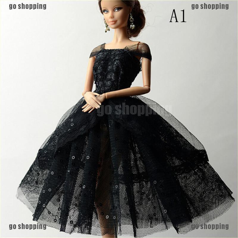 {go shopping}Handmade Doll Dress Clothes For 11'' 1/6 Dolls Party Sequin Tulle Gown Dress