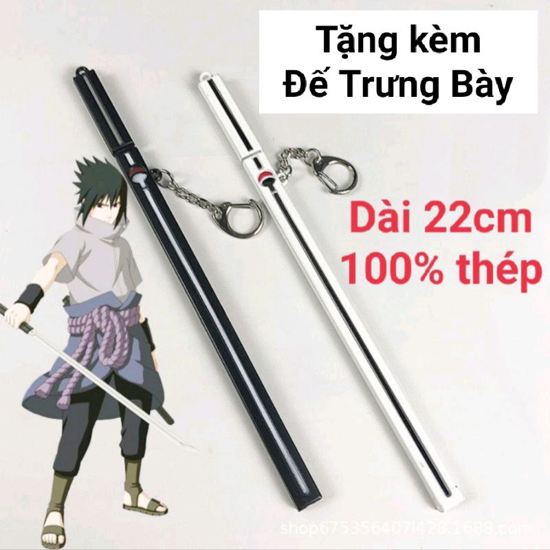 Mô hình kiếm của Uchiha Sasuke trong Naruto bằng thép đặc cực kỳ đẹp mắt