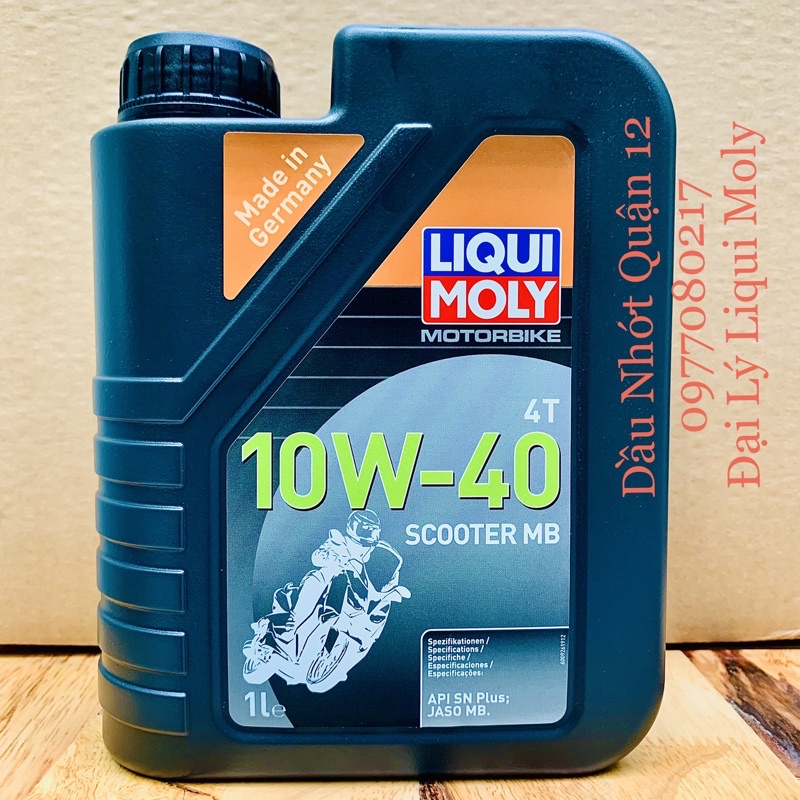 Nhớt Tổng Hợp Xe Tay Ga Liqui Moly MOTORBIKE 4T 10W-40 SCOOTER MB - 20832