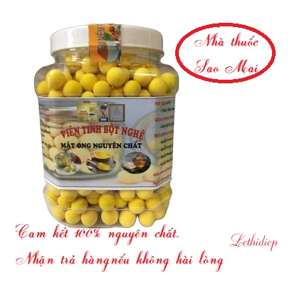 0,5kg viên tinh bột nghệ mật ong có chứng nhận an toàn thực phẩm