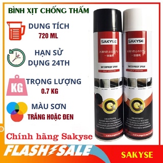 Bộ keo chống thấm và xịt chống thấm Sakyse nhập khẩu từ Nhật Bản, chống thấm chấm dột trên mọi chất liệu