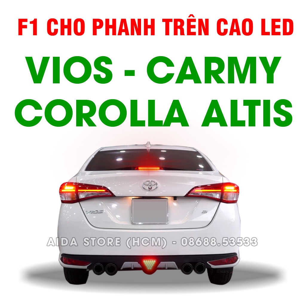 TOYOTA - Mạch sẵn giắc tạo chớp nháy F1 cho đèn phanh LED trên cao Vios, Innova, Rush, Fortuner, Cross