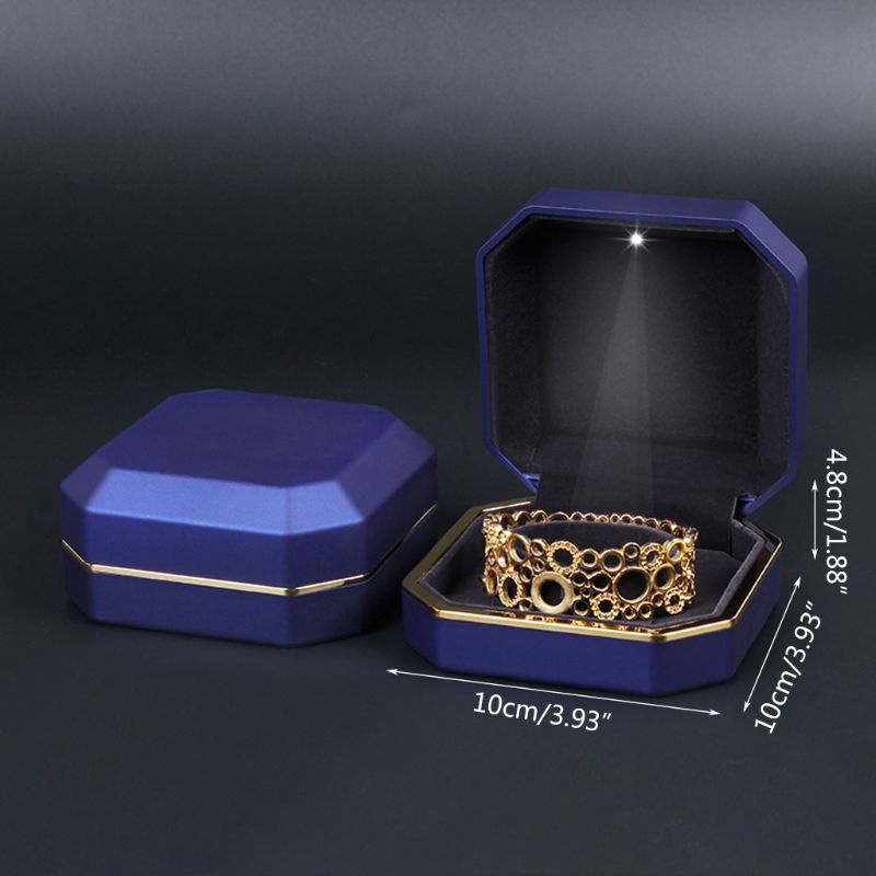 Hộp Đựng Nhẫn Cưới Có Đèn LED Độc Đáo