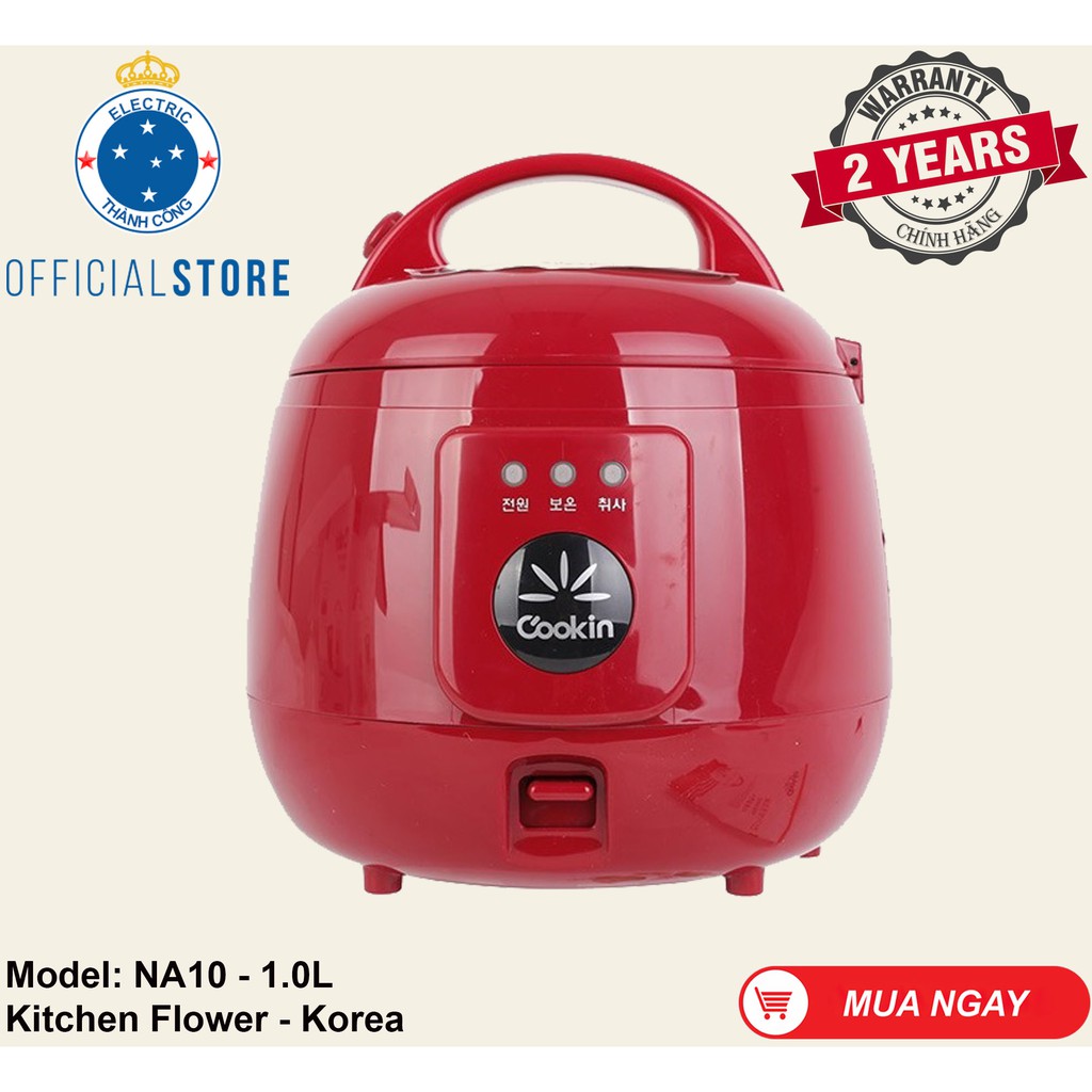 Nồi cơm điện Cookin RM-NA10 dung tích 1.0l